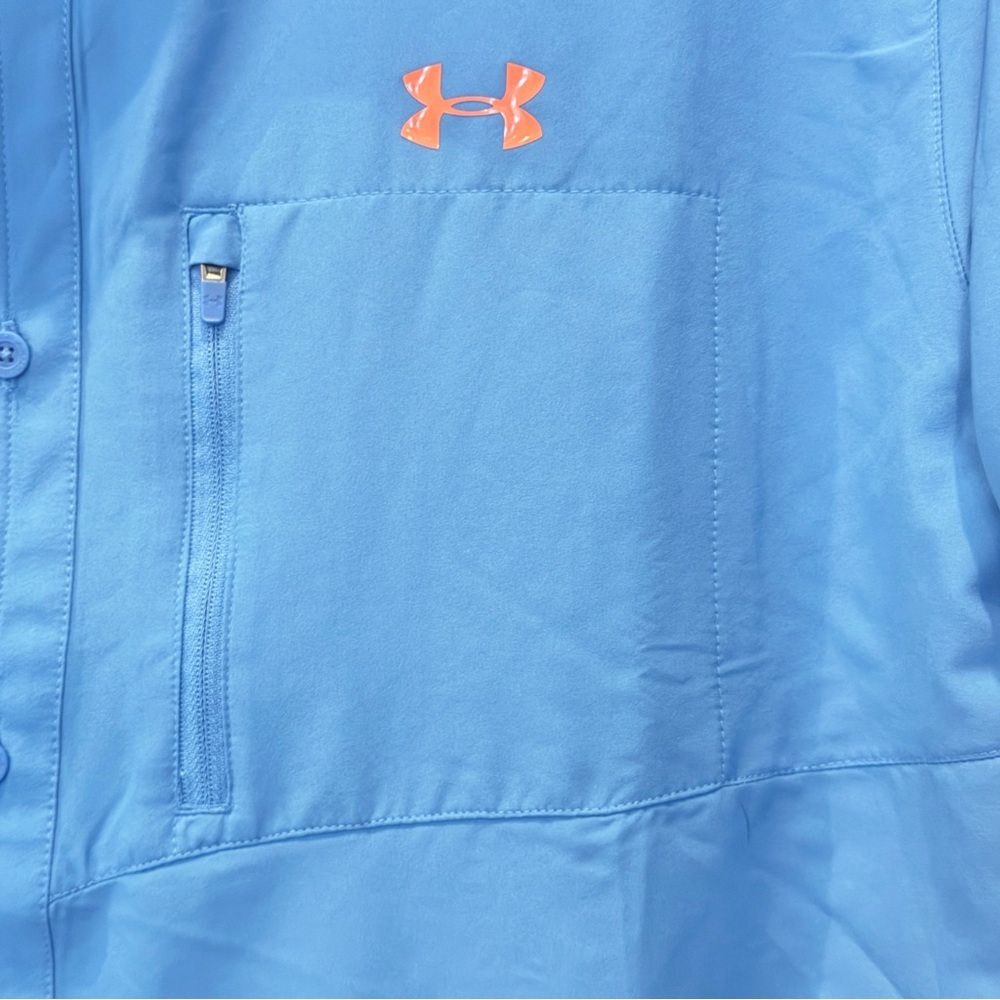 Under Armour Blue Vented Fishing Shirt Sz XL. AN - Picture 3 of 6